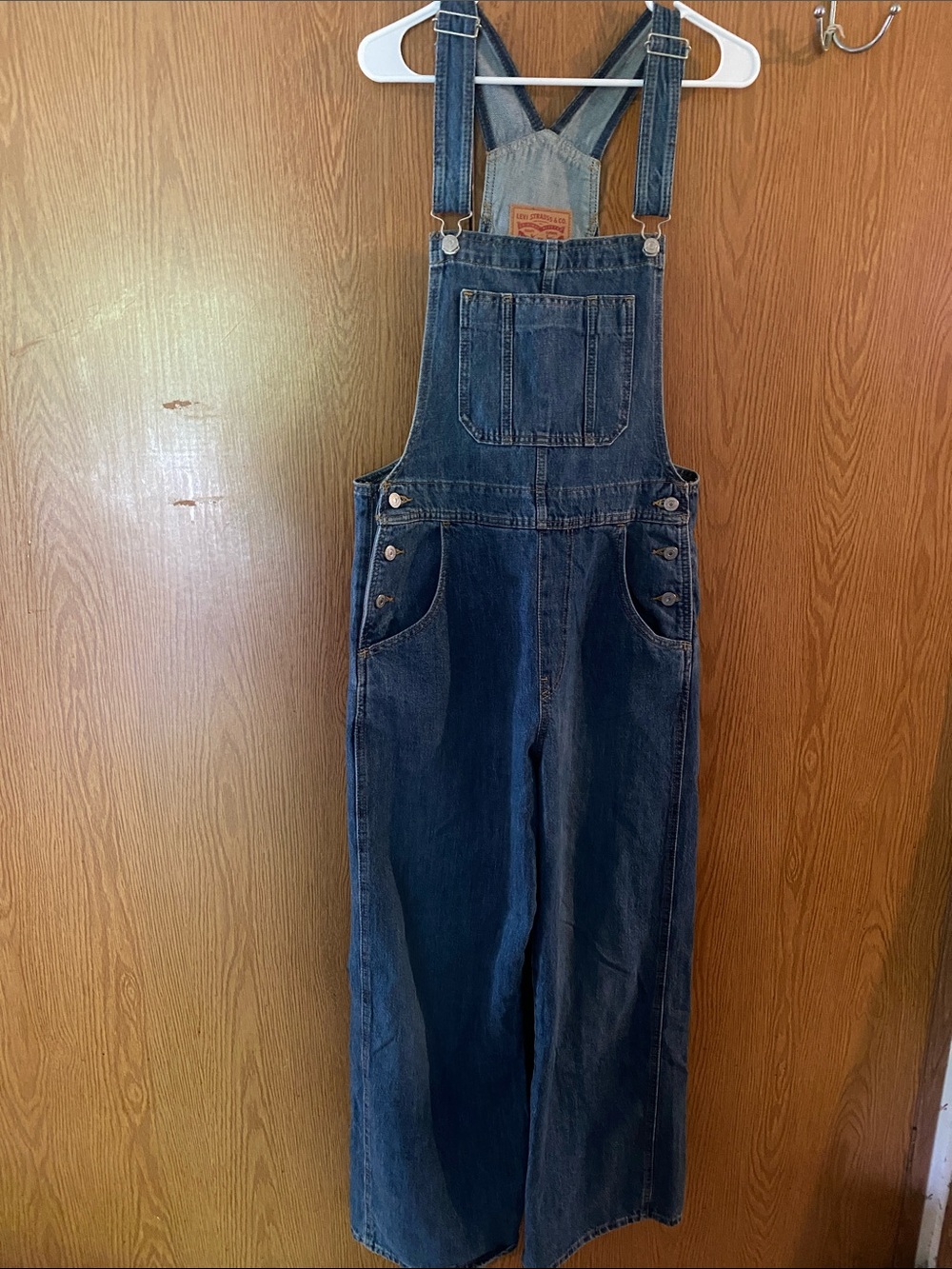 Levi's Blue Denim Overalls